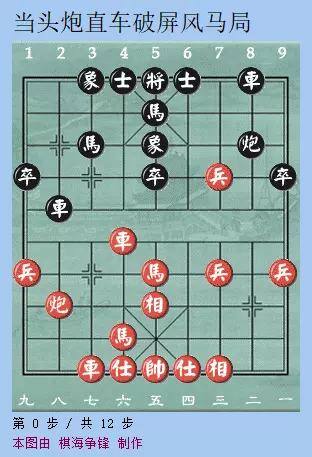 当头炮破屏风马