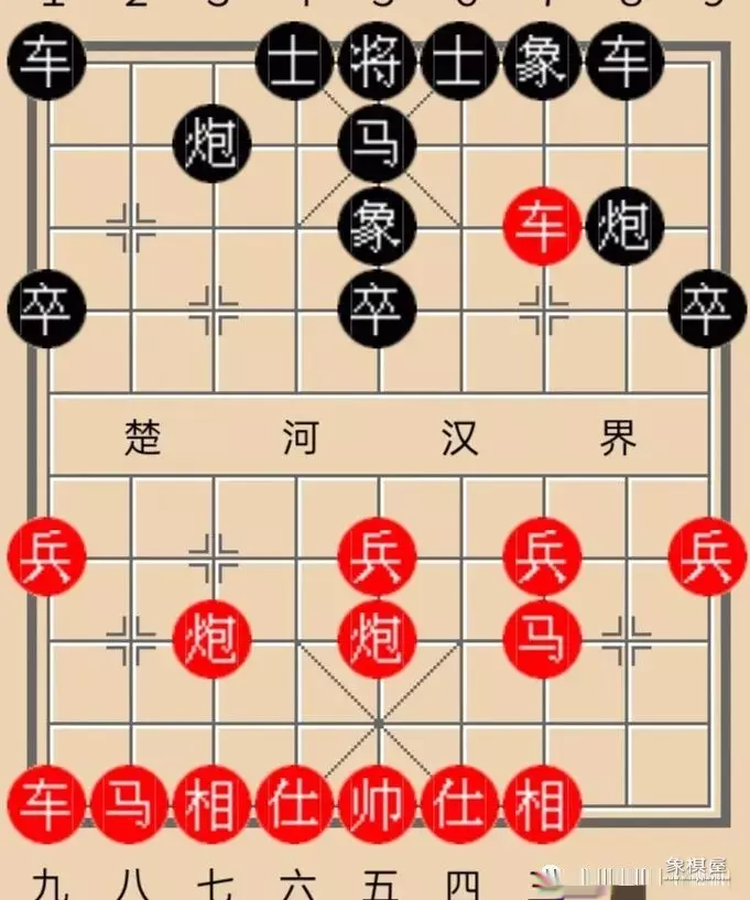 象棋第一步怎么下先发制人
