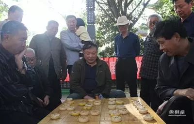 公园老头象棋什么水平