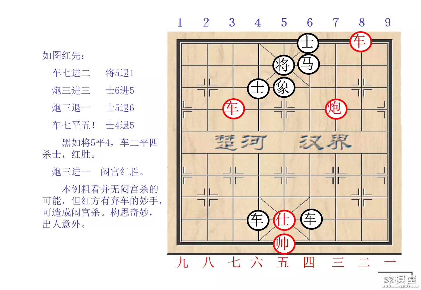 象棋基础杀法棋谱