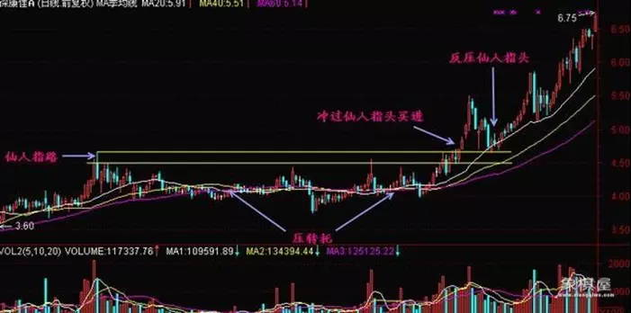 k线仙人指路什么意思