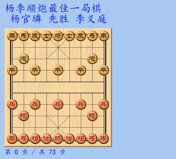 象棋残局谁是第一位大师呢