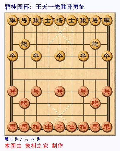 2020碧桂园象棋决赛王天一对蒋川
