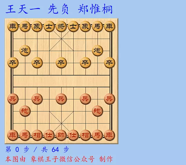 郑惟桐用的什么象棋软件