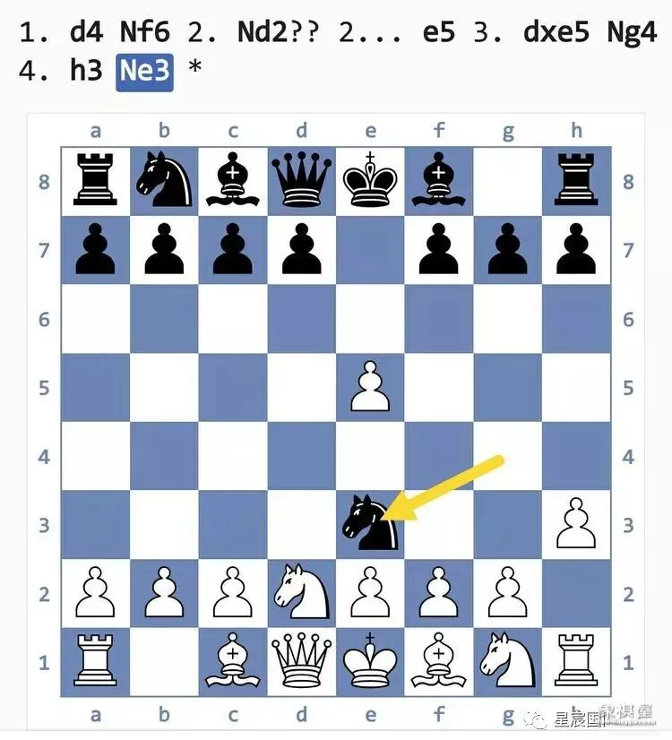 国际象棋后兵开局陷阱