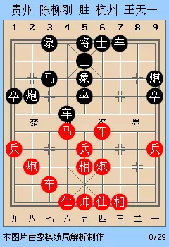 王天一车轮战19位高手棋谱