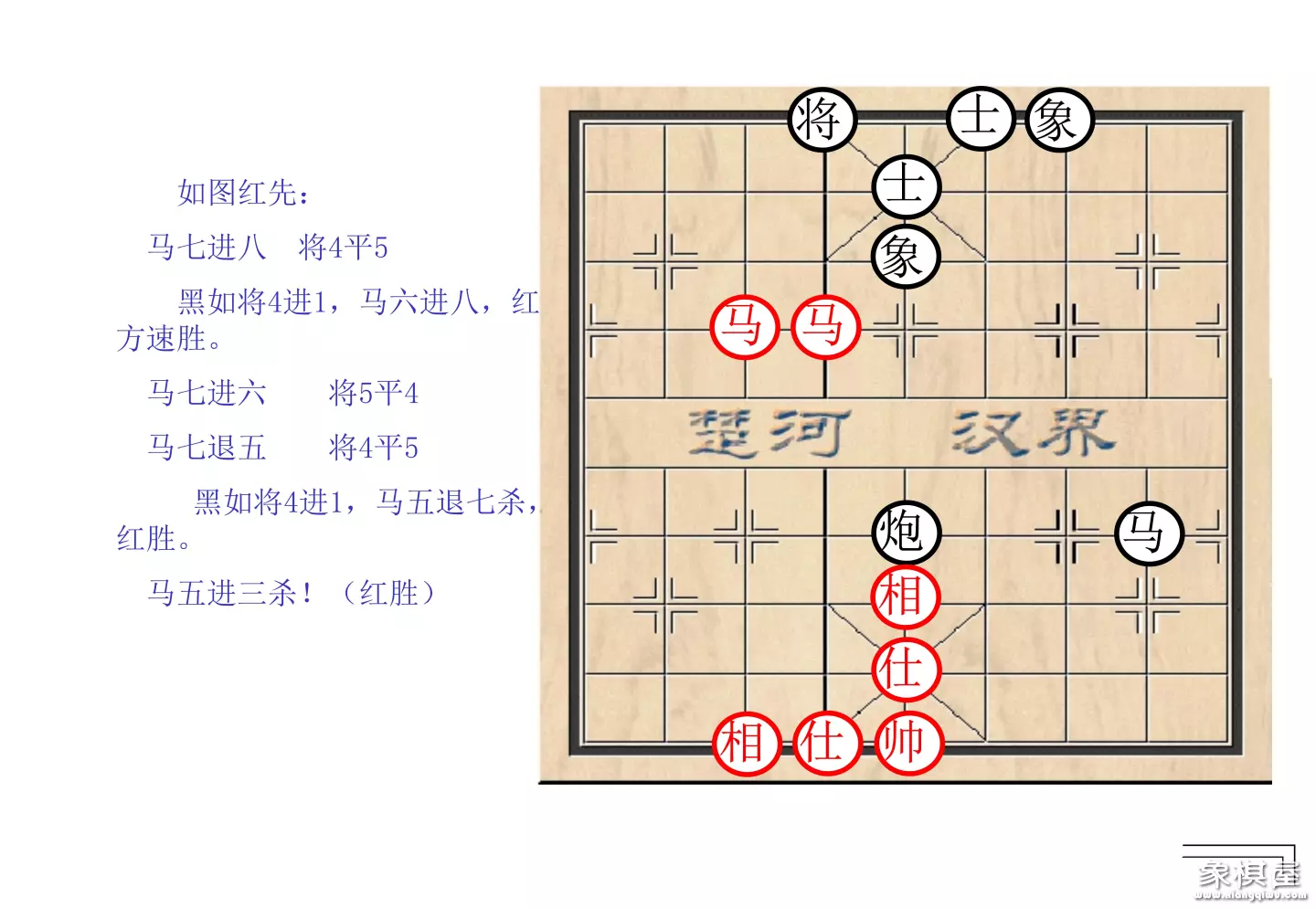 棋谱象棋基本杀法