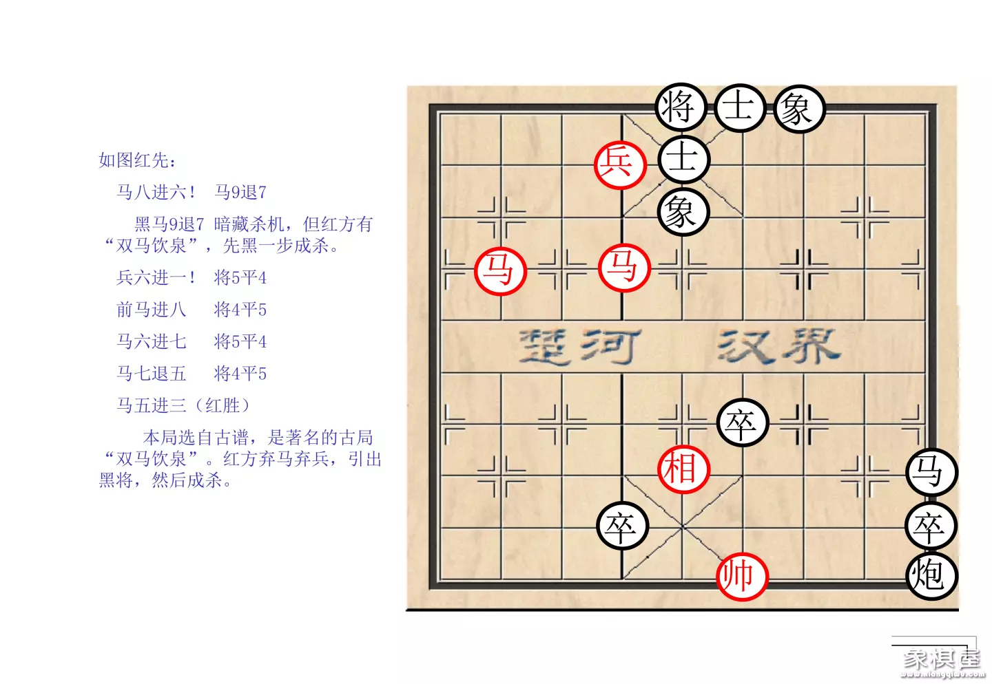 棋谱象棋基本杀法