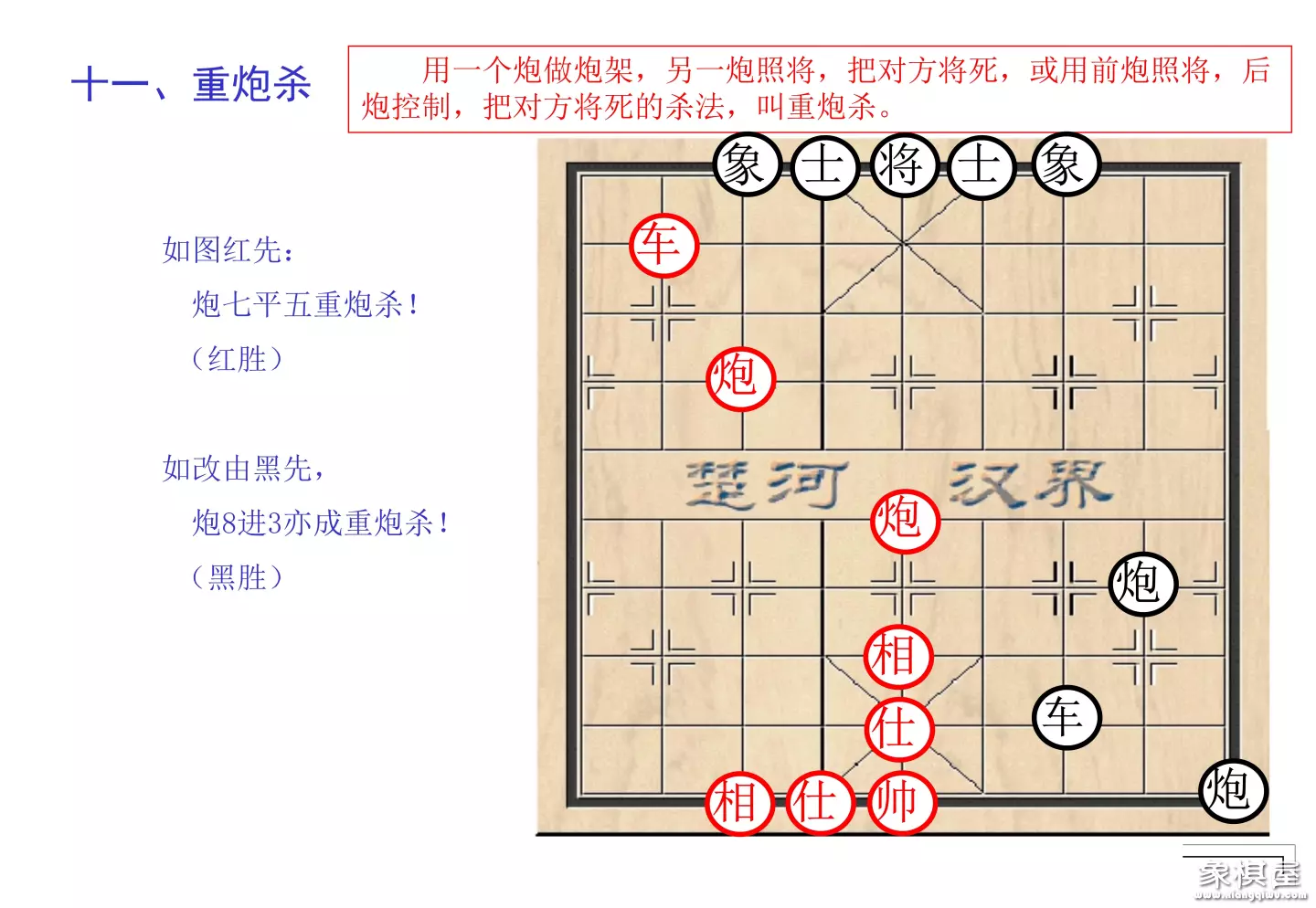 棋谱象棋基本杀法