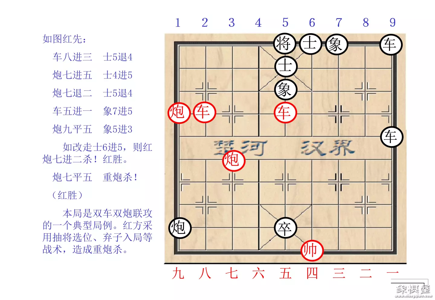 棋谱象棋基本杀法