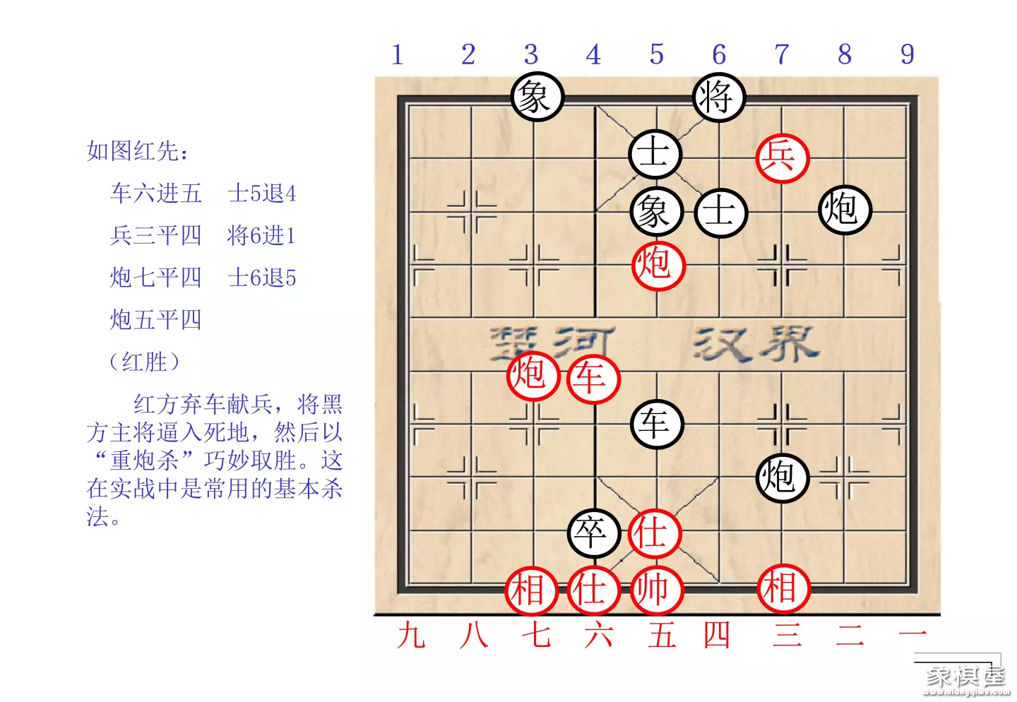 棋谱象棋基本杀法