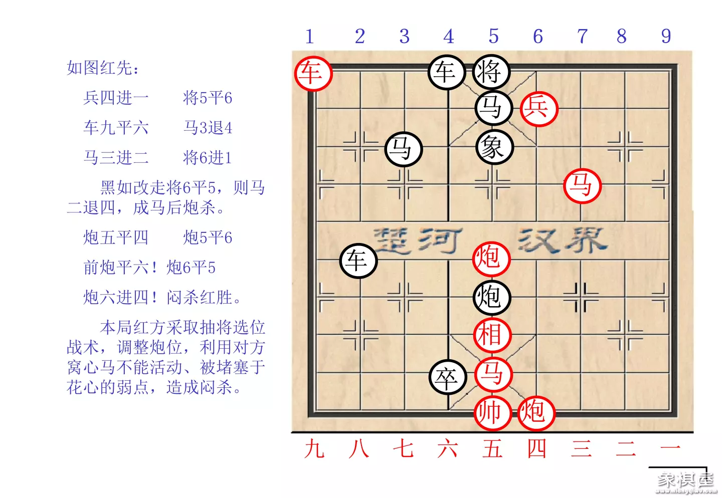棋谱象棋基本杀法
