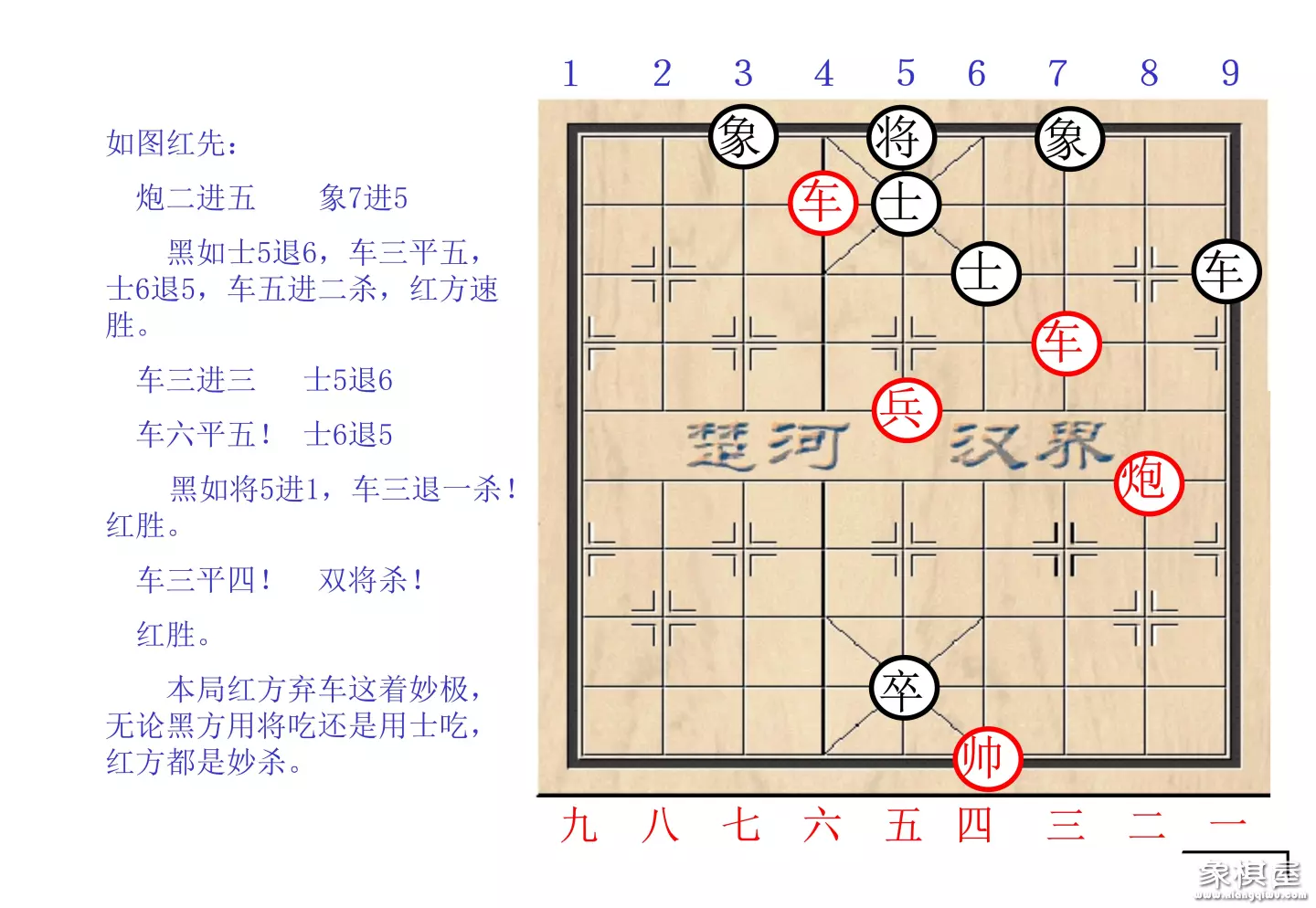 棋谱象棋基本杀法
