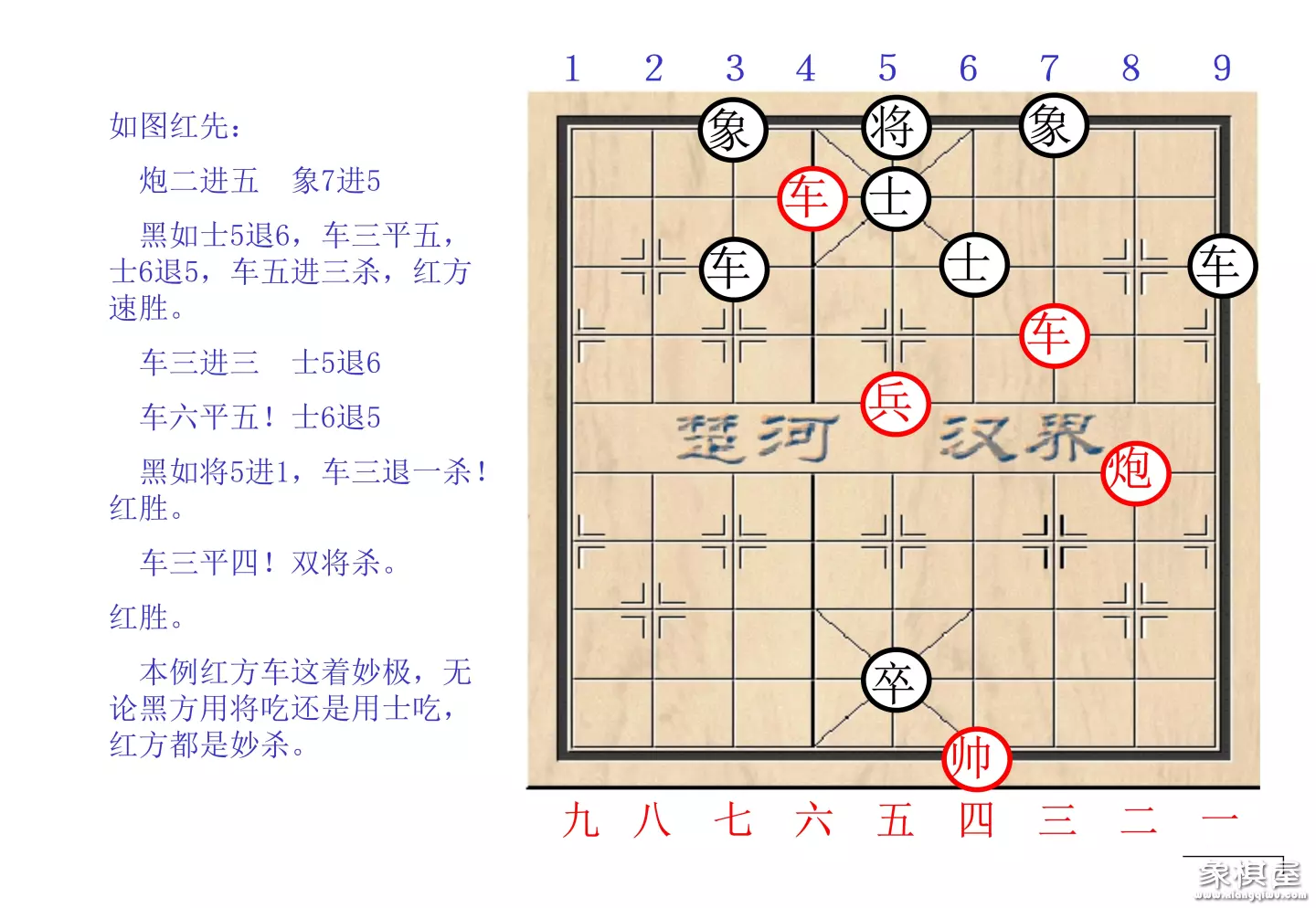 棋谱象棋基本杀法