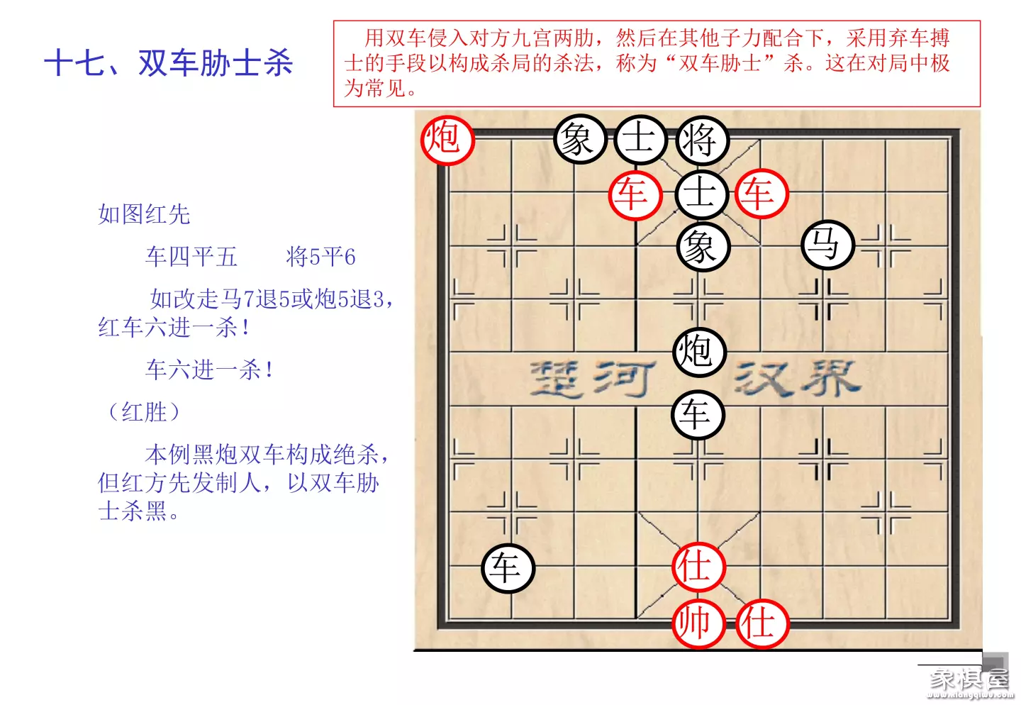 棋谱象棋基本杀法