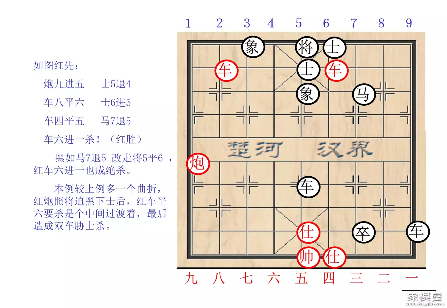 棋谱象棋基本杀法