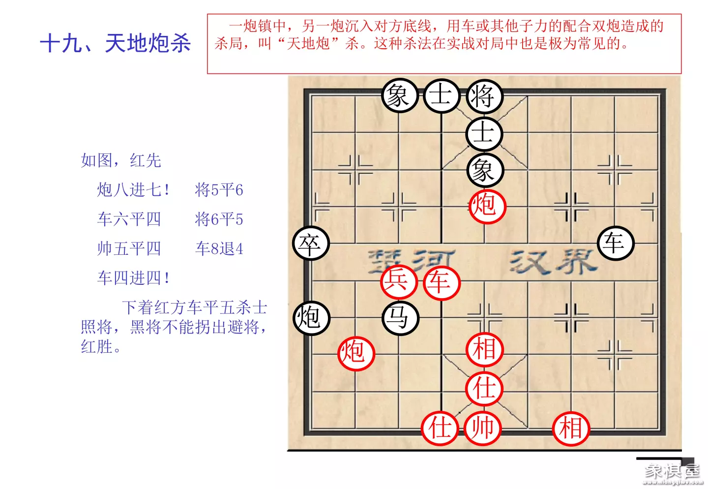 棋谱象棋基本杀法