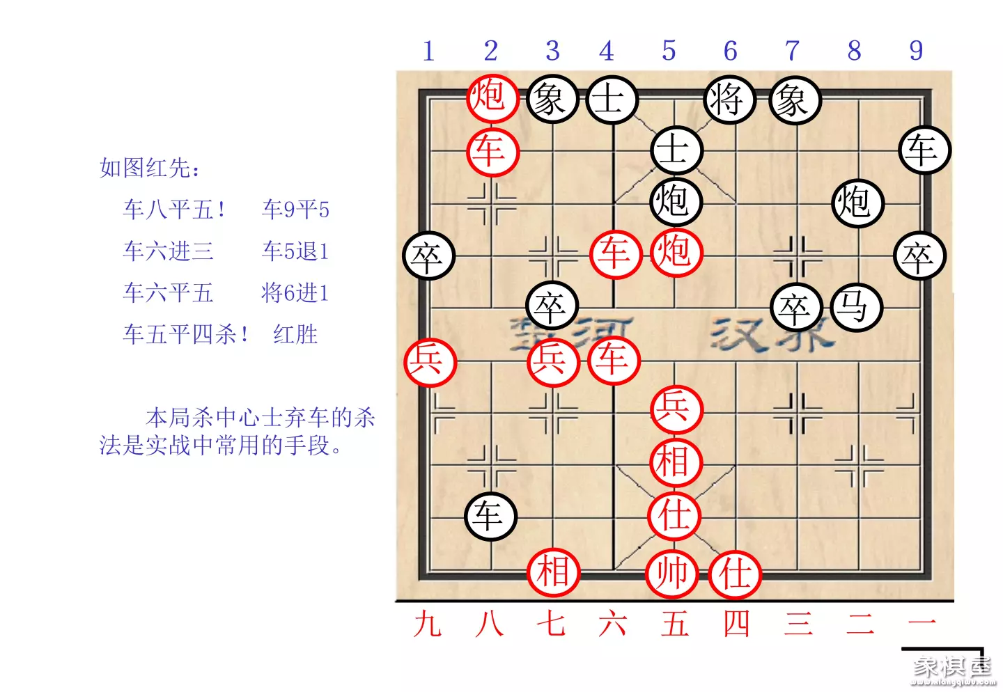 棋谱象棋基本杀法