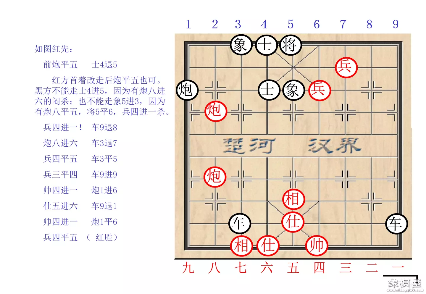 棋谱象棋基本杀法
