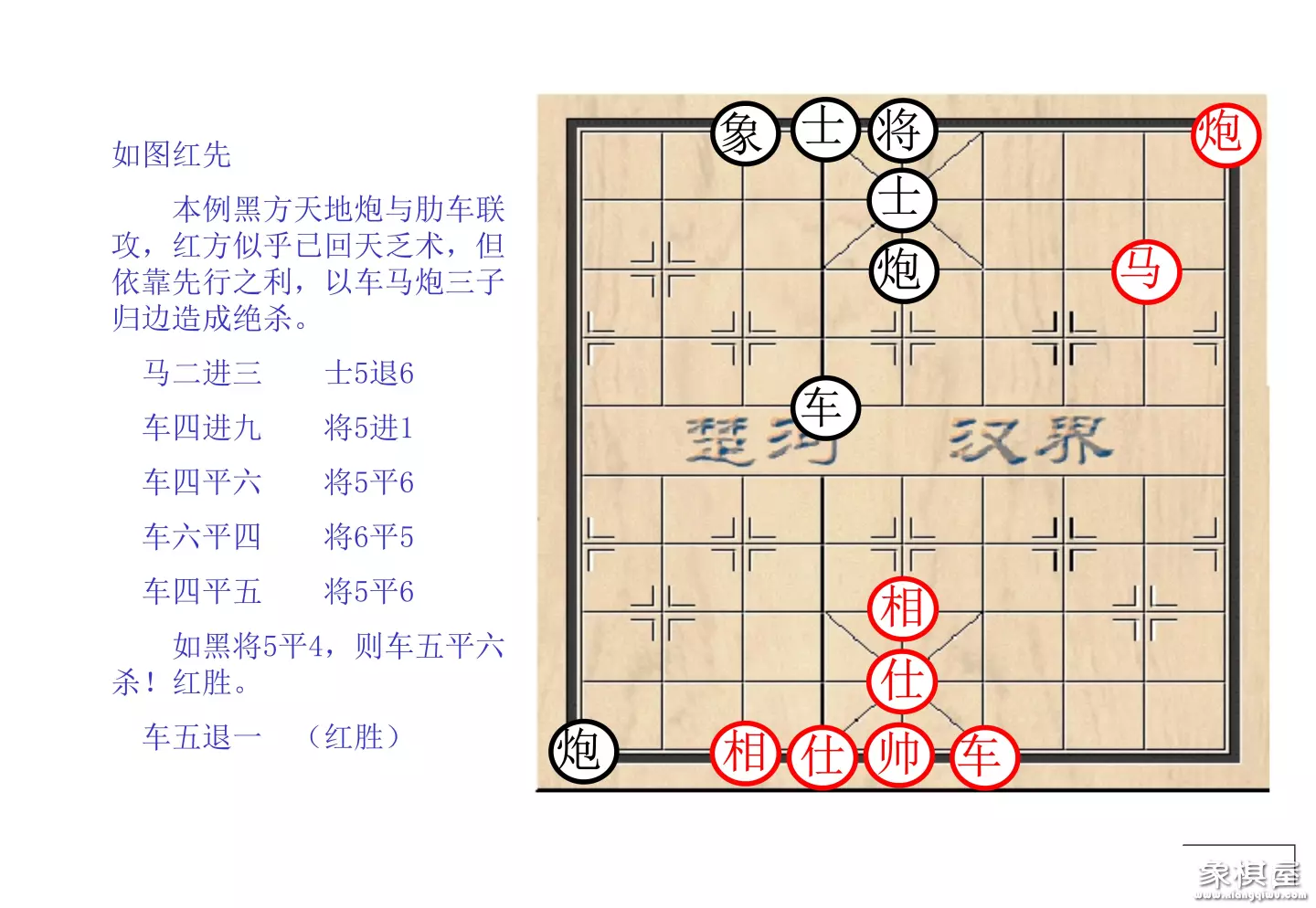 棋谱象棋基本杀法