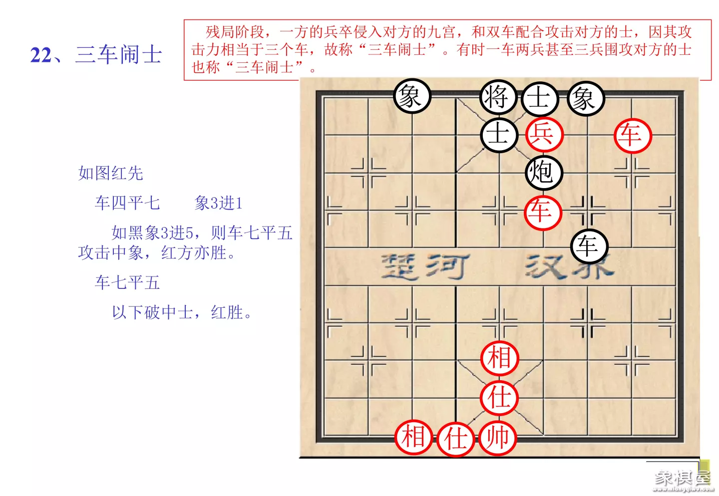 棋谱象棋基本杀法