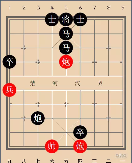 象棋双炮绝杀教学
