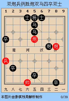 象棋双炮绝杀教学