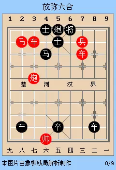 精品中国象棋残局攻略六和春