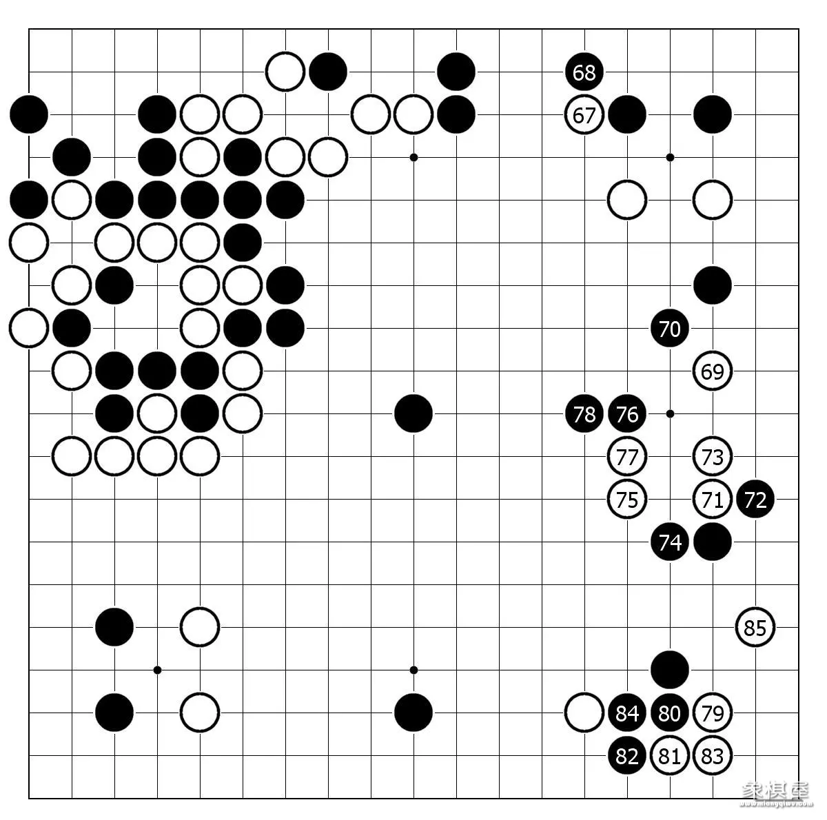 围棋千古第一名局棋谱