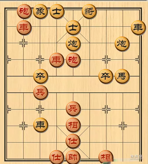 中国象棋基本杀法天地炮二