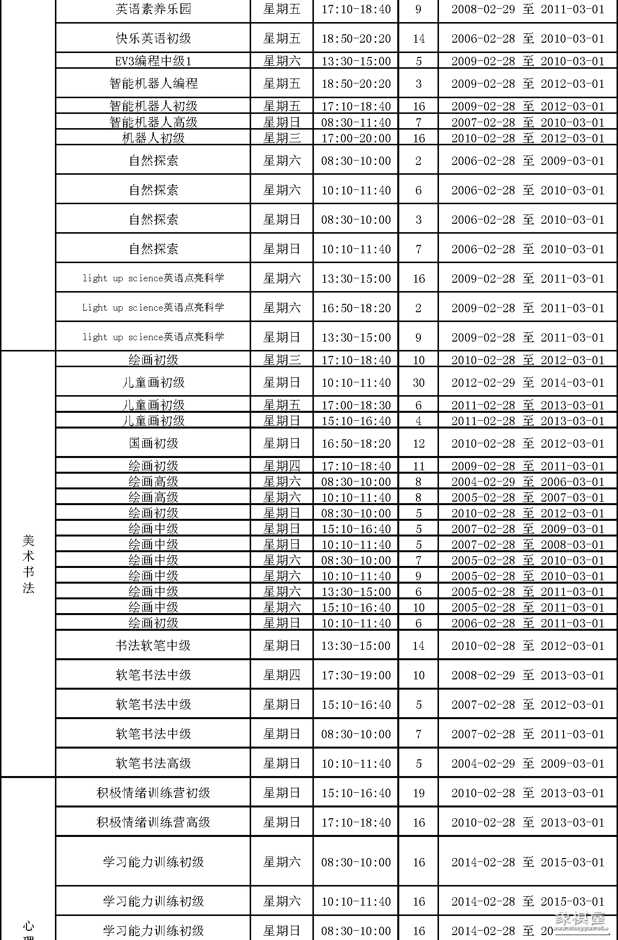 北京象棋培训班招生简章