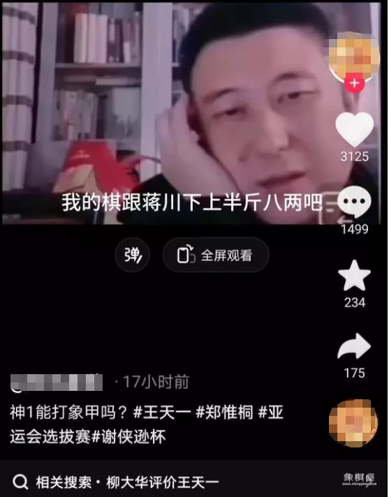 张强象棋什么水平