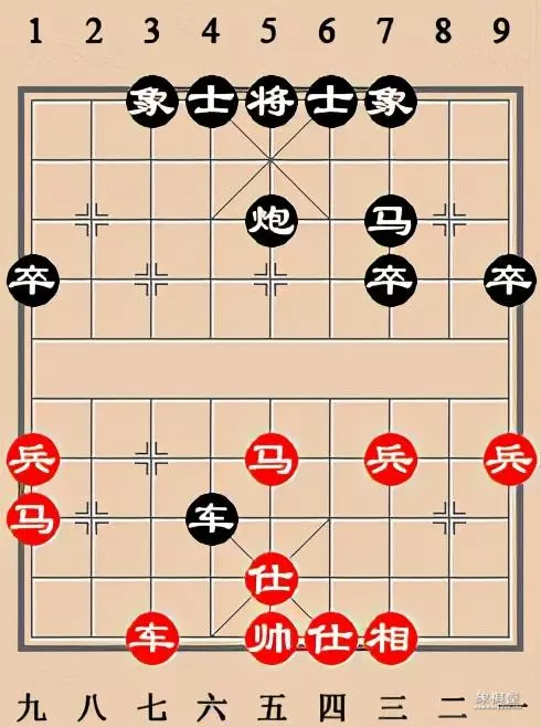 象棋如何强打中路的棋子