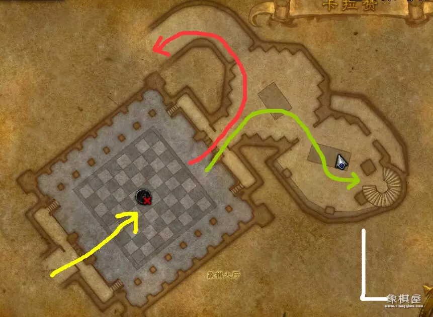 逍遥魔兽卡拉赞象棋怎么玩