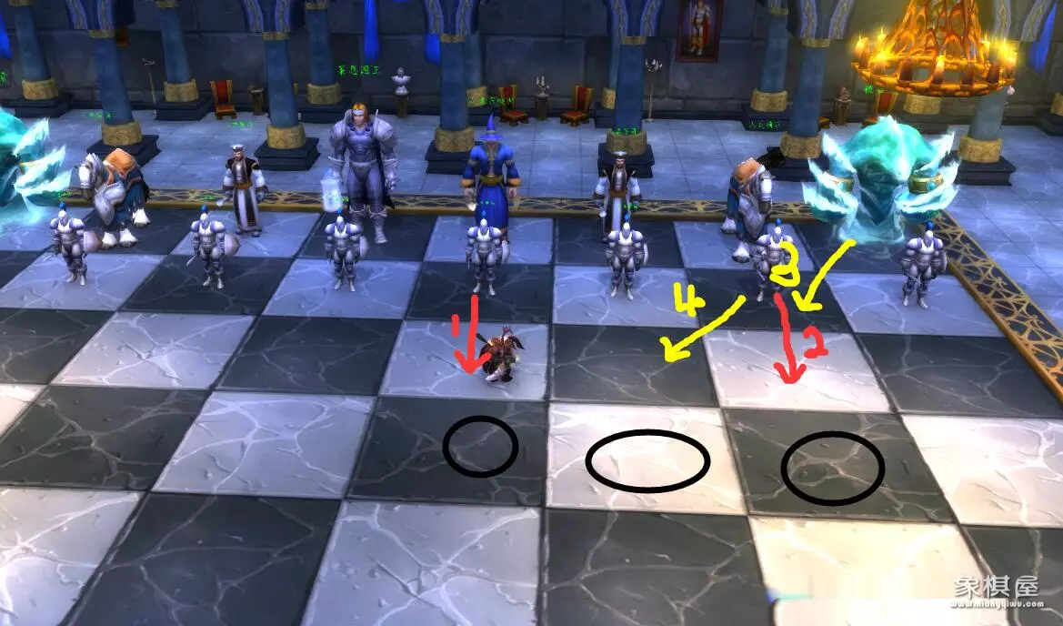 逍遥魔兽卡拉赞象棋怎么玩