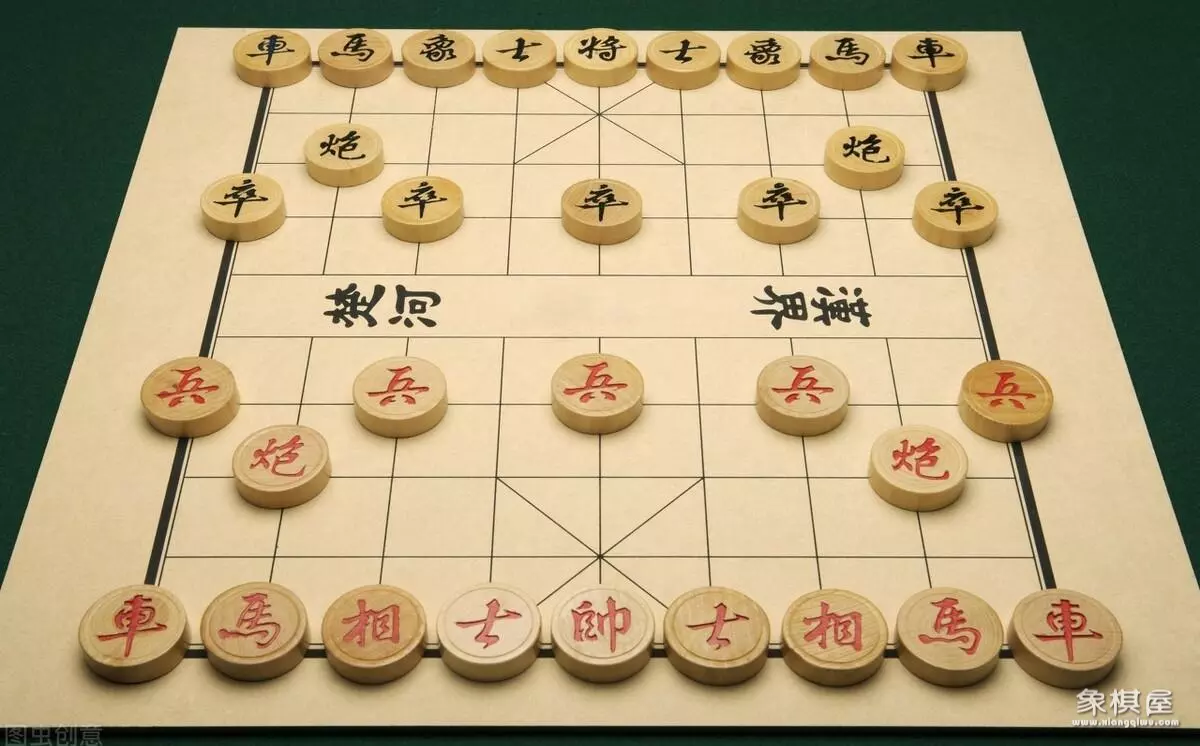 象棋怎么摆的位置