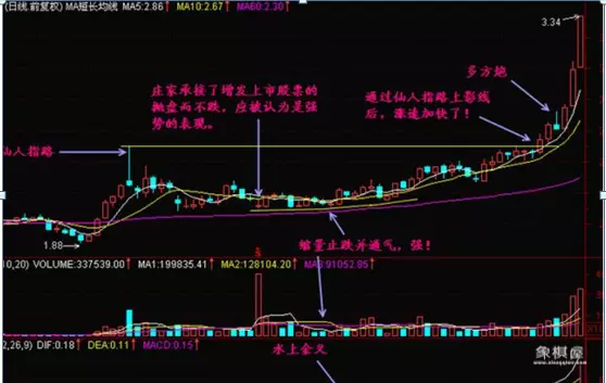 仙人指路k线典型形态
