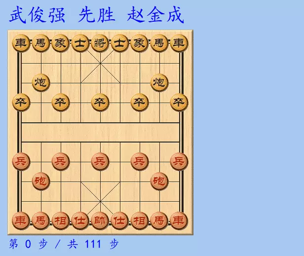 中国象棋仙人指路对仙人指路