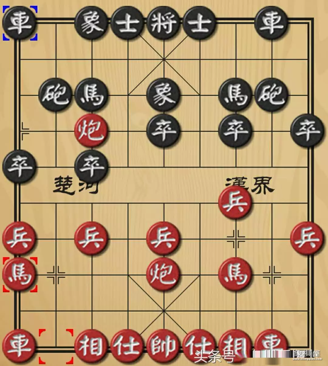 象棋中炮开局绝招