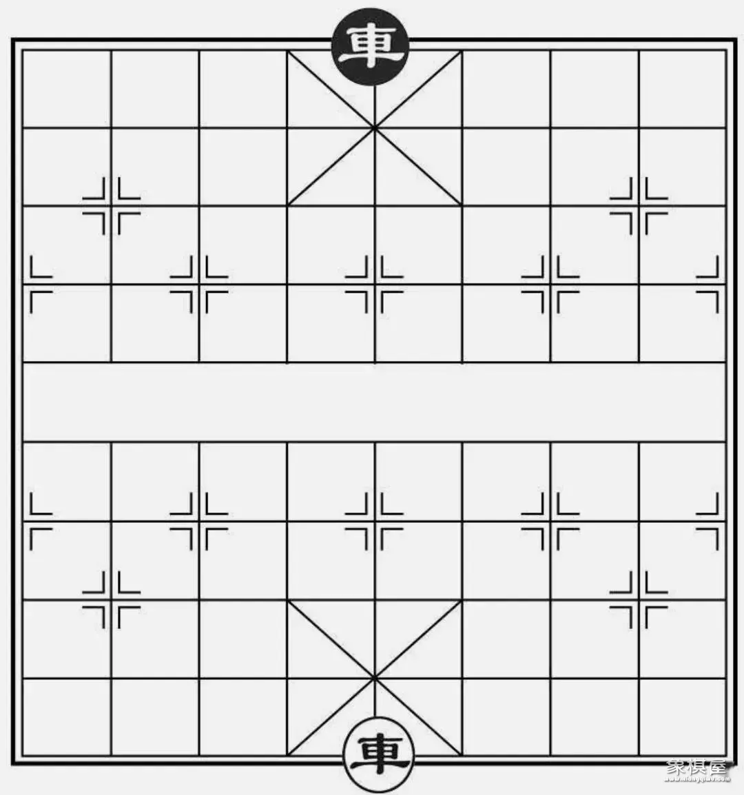 初学中国象棋各棋子的走法及规则