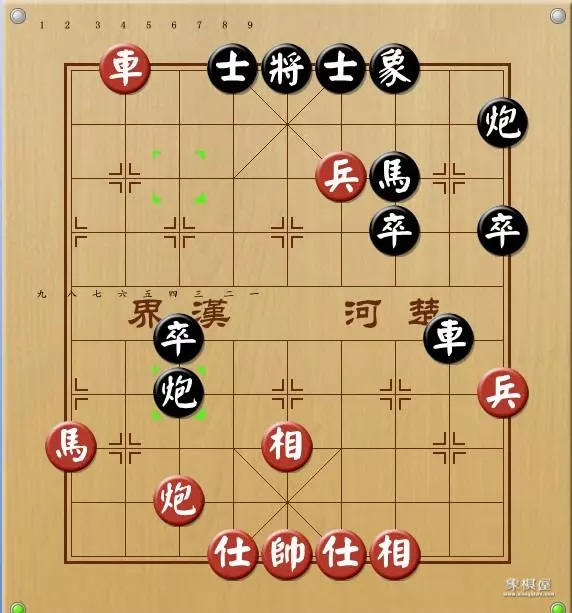 象棋风繁讲棋屏风马破五七炮