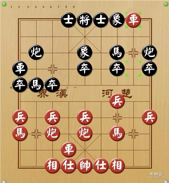 象棋风繁讲棋屏风马破五七炮