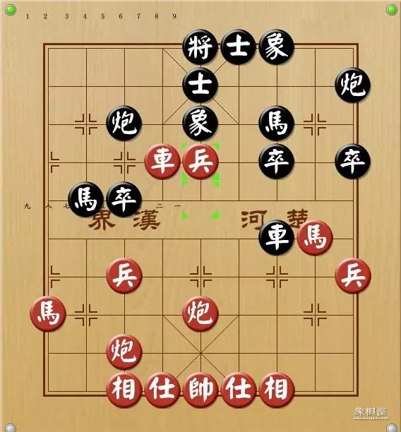象棋风繁讲棋屏风马破五七炮