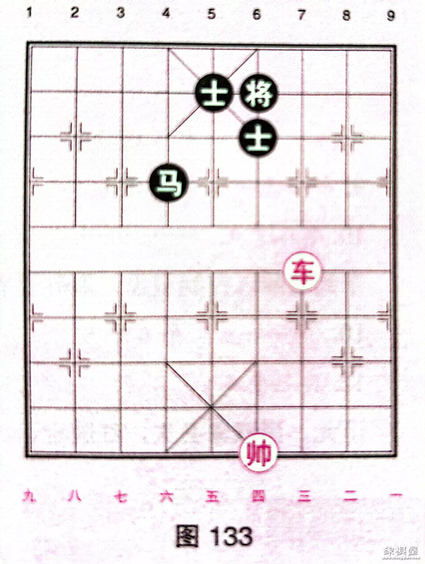 象棋车马冷着及定式