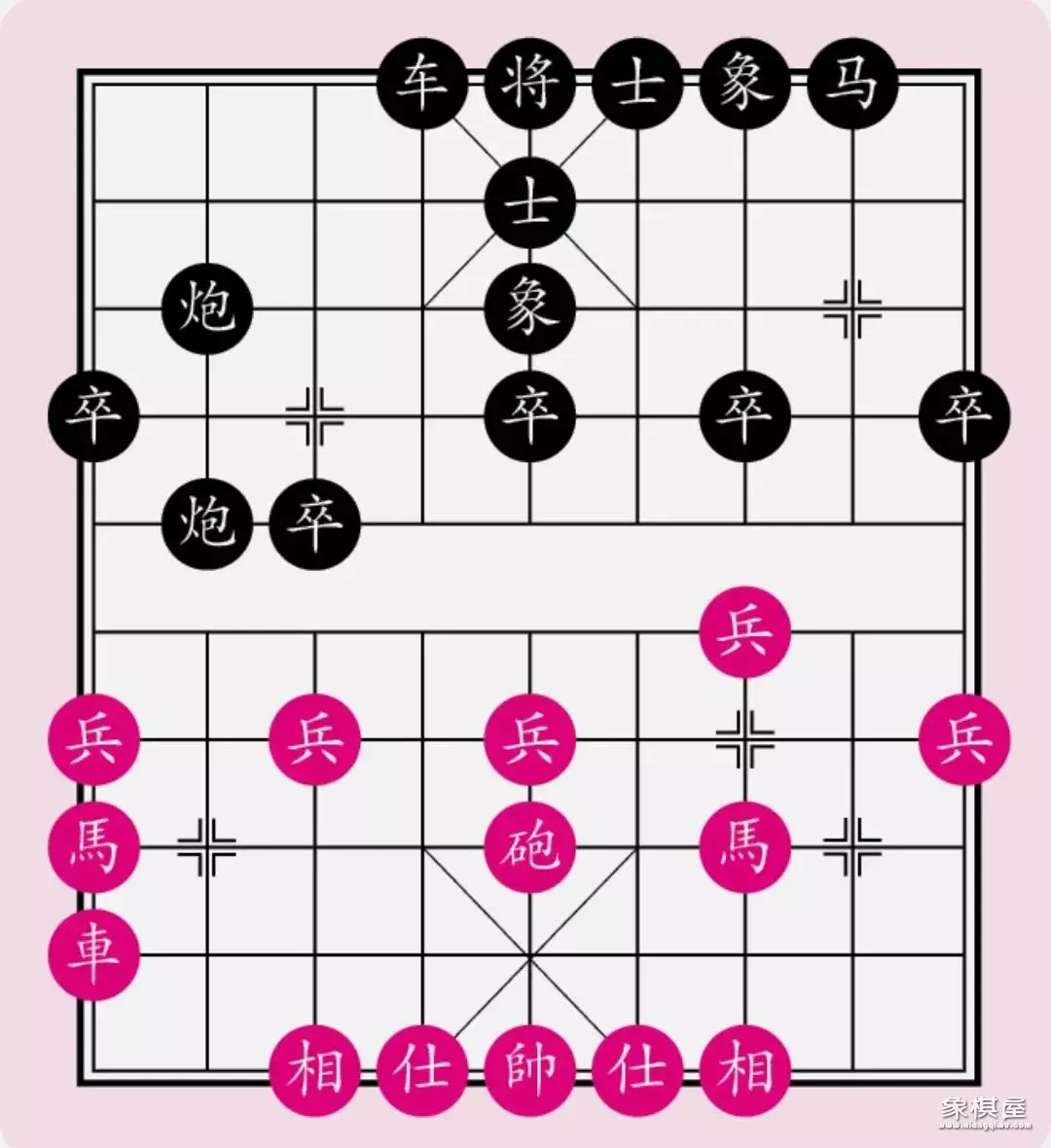 象棋怎么选择开局教学的棋子