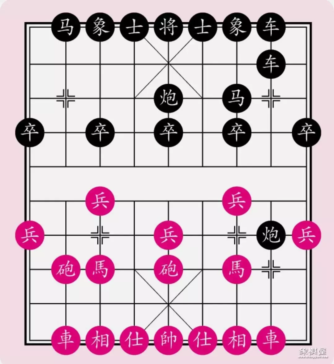 象棋怎么选择开局教学的棋子