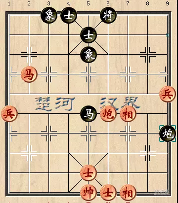 二鬼拍门象棋残局
