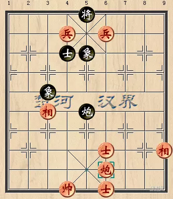 二鬼拍门象棋残局