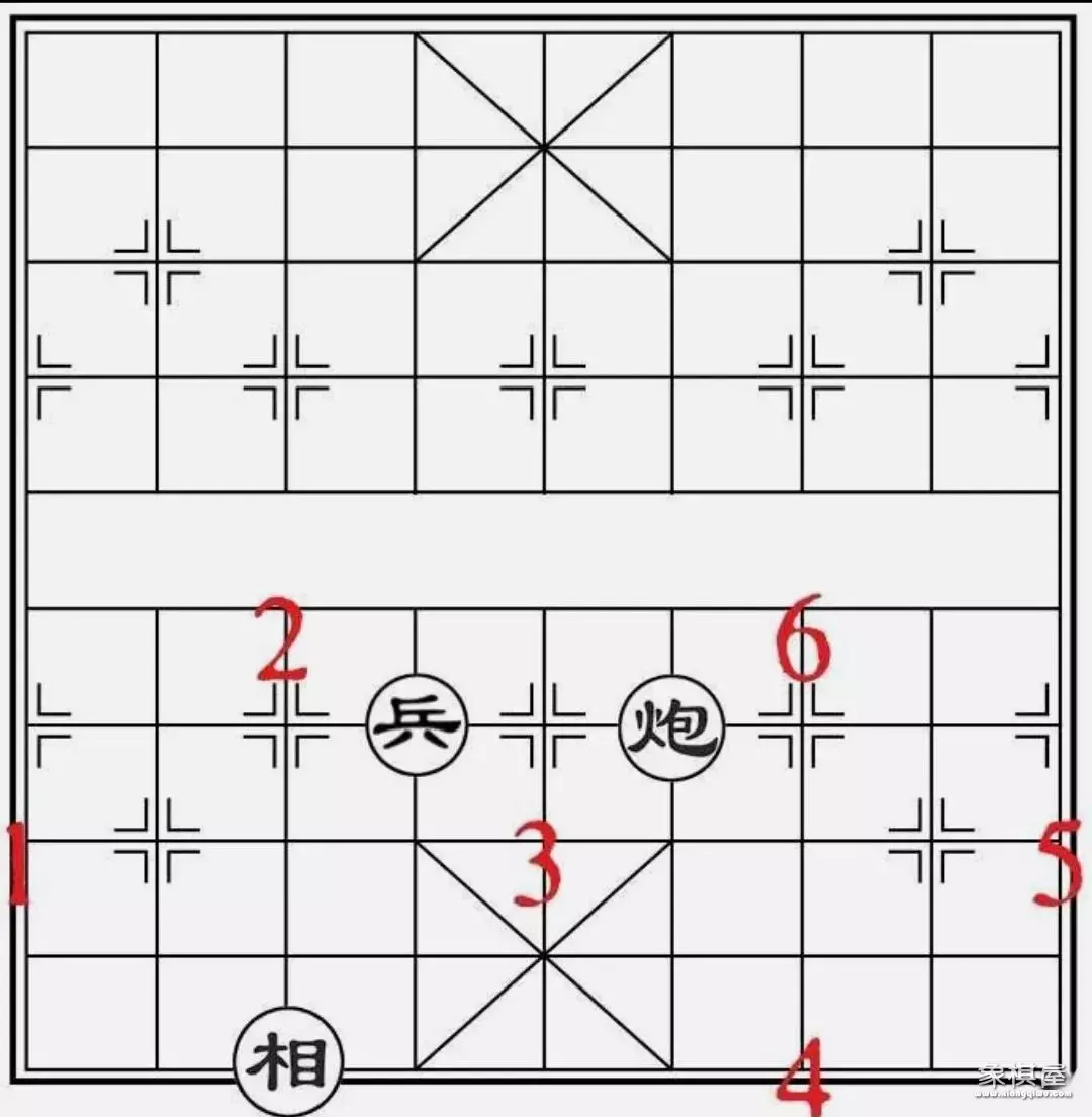 中国象棋中象的走法