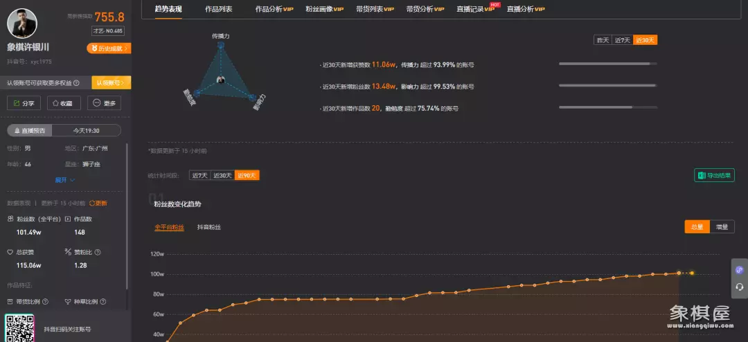 天天象棋开直播间有什么条件?